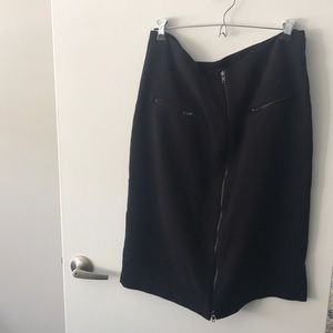 EUC Worthington Edgy Zipper Pencil Skirt 18